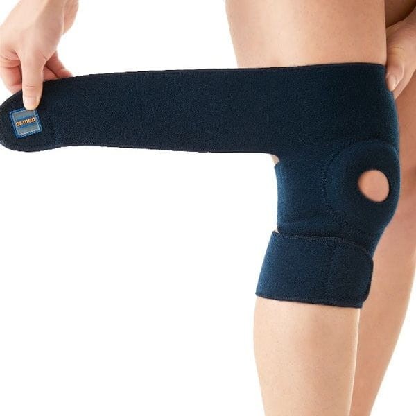 Neoprenowa opaska stablizator kolana uniwersalna wsparcie rzepki na narty