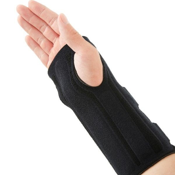Orteza stabilizator nadgarstka z szyną zapalenie kaletki cieśni nadgarstka