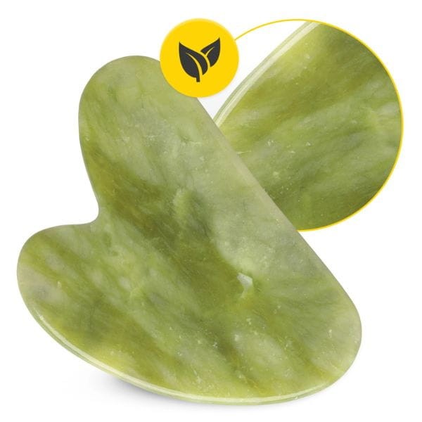 Klasyczny kamień Gua Sha z naturalnego zielonego jadeitu 4FIZJO – zdjęcie 4