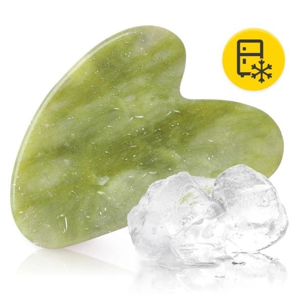 Klasyczny kamień Gua Sha z naturalnego zielonego jadeitu 4FIZJO – zdjęcie 6