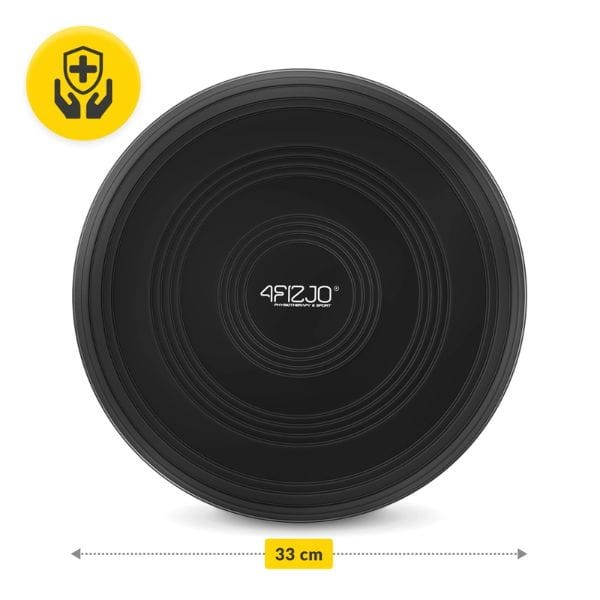 Poduszka sensomotoryczna MED+ 33 cm czarna