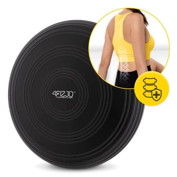 Poduszka sensomotoryczna MED+ 33 cm czarna 4FIZJO – zdjęcie 5