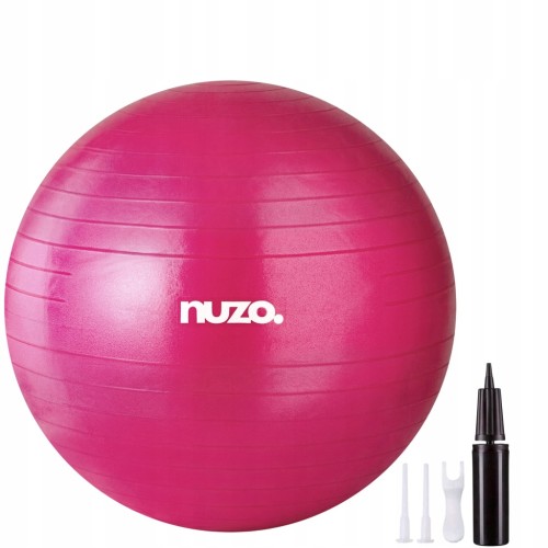 Piłka gimnastyczna do ćwiczeń siedzenia rehabilitacji 65cm fitness pompka