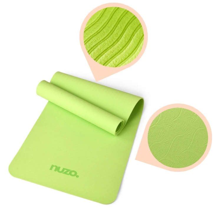 MATA DO ĆWICZEŃ JOGI GIMNASTYKI ANTYPOŚLIZGOWA KARIMATA Z UCHWYTEM 6 MM