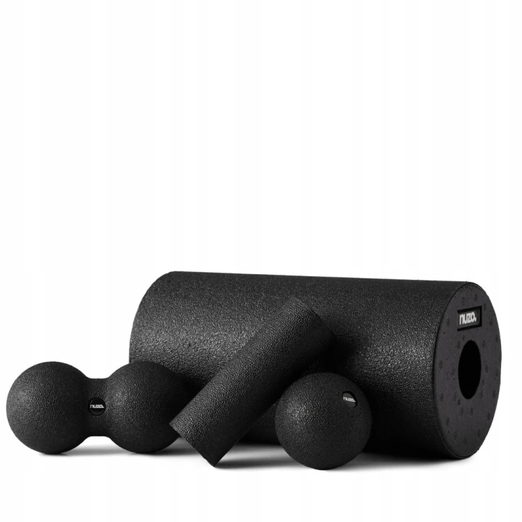 Zestaw do masażu EPP 4w1: roller, mini roller, duoball, piłka i worek Nuzo – zdjęcie 2