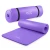 Mata do ćwiczeń fitness i jogi NBR 180 × 60 × 1 cm fioletowa