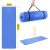 Mata do ćwiczeń fitness i jogi NBR 180 × 60 × 1,5 cm granatowa – zdjęcie 2