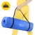 Mata do ćwiczeń fitness i jogi NBR 180 × 60 × 1,5 cm granatowa – zdjęcie 4