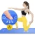 Mata do ćwiczeń fitness i jogi NBR 180 × 60 × 1,5 cm granatowa – zdjęcie 5