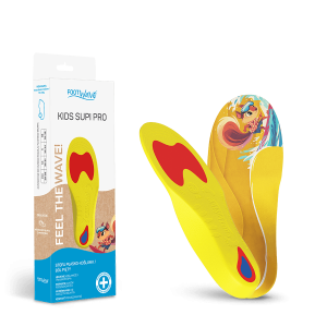 FootWave™ KIDS SUPI PRO – Dziecięce wkładki supinujące na koślawość stóp i kolan oraz płaskostopie