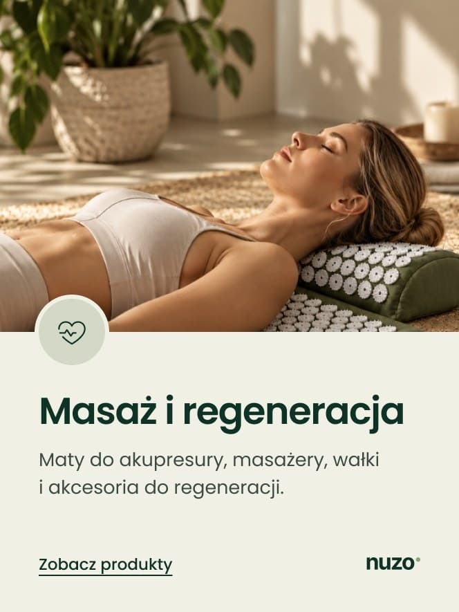 Masaż i regeneracja – mata do akupresury z poduszką