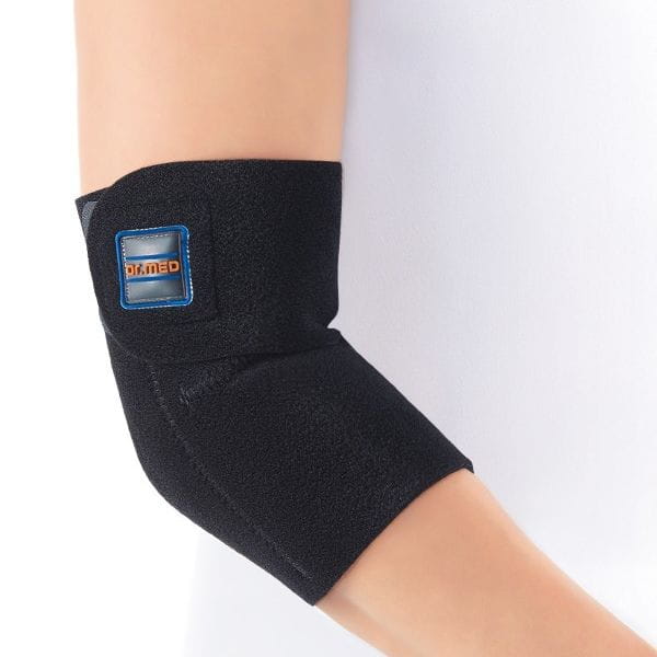 Opaska stabilizator neoprenowy na łokieć tenisisty golfisty UCISKOWA uniwersalny rozmiar Dr.Med DR-E002